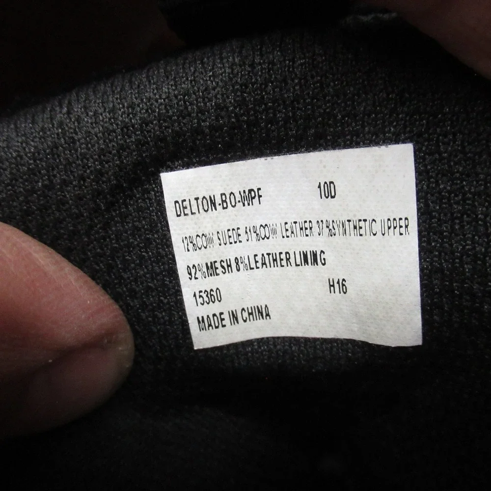 Polo Ralph Lauren Men Delton Boots 10D Black Leather Suede Winter Snow Rugged‎